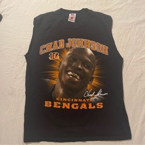 Vintage Bengals Chad Ocho Cinco cutoff